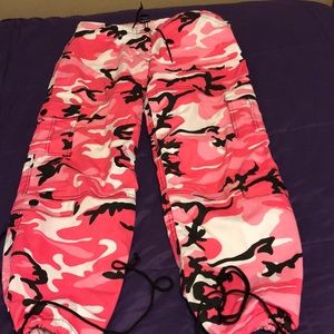 Zumiez Rothco Hot Pink Camo BDU Pants women’s S